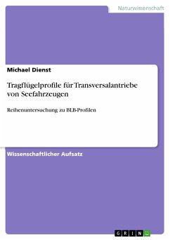Tragflügelprofile für Transversalantriebe von Seefahrzeugen (eBook, PDF)