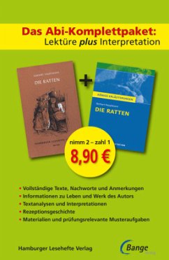 Das Abi-Komplettpaket. Lektüre plus Interpretation - Die Ratten - Hauptmann, Gerhart