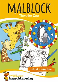 Malblock - Tiere im Zoo (eBook, PDF) - Redaktion Hauschka Verlag