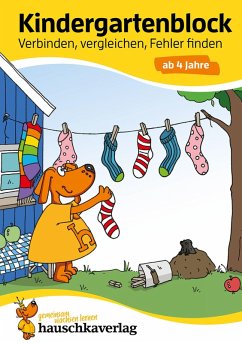 Kindergartenblock - Verbinden, vergleichen, Fehler finden ab 4 Jahre (eBook, PDF) - Bayerl, Linda