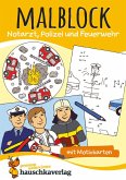 Malblock - Notarzt, Polizei und Feuerwehr (eBook, PDF)
