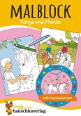 Malblock - Ponys und Pferde (eBook, PDF)