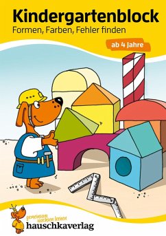 Kindergartenblock - Formen, Farben, Fehler finden ab 4 Jahre (eBook, PDF) - Bayerl, Linda