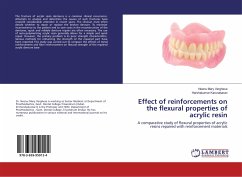 Effect of reinforcements on the flexural properties of acrylic resin