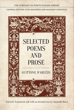 Selected Poems and Prose - D'Arezzo, Guittone