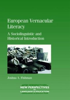 European Vernacular Literacy Hb - Fishman, Joshua A