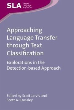 Approaching Language Transfer Through Text Classification