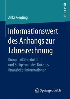 Informationswert des Anhangs zur Jahresrechnung - Gerding, Anke