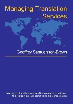 Managing Translation Services - Samuelsson-Brown, Geoffrey