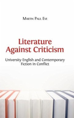 LITERATURE AGAINST CRITICISM H - Eve, Martin Paul