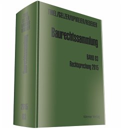Cover Rechtsprechung 2015 / Baurechtssammlung 83