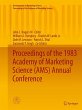 Proceedings of the 1983 Academy of... - Bild 1