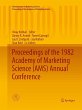 Proceedings of the 1982 Academy of... - Bild 1