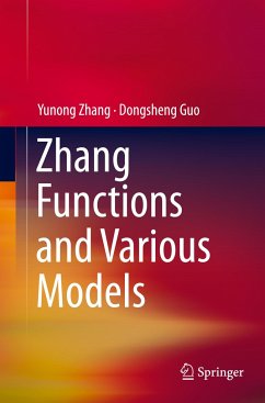 Zhang Functions and Various Models - Zhang, Yunong;Guo, Dongsheng