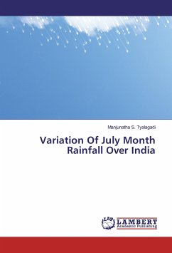 Variation Of July Month Rainfall Over India
