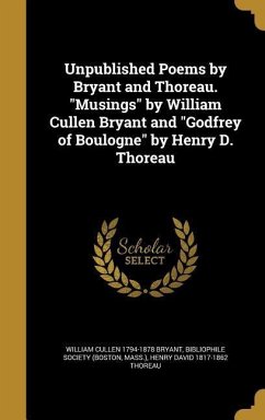 Unpublished Poems by Bryant and Thoreau. 