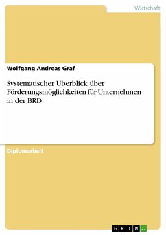Systematischer Überblick über Förderungsmöglichkeiten für Unternehmen in der BRD (eBook, PDF) - Graf, Wolfgang Andreas