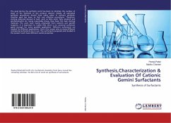 Synthesis,Characterization & Evaluation Of Cationic Gemini Surfactants