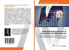 Immobilienbenchmark in deutschen Großkonzernen - Valk, Jan