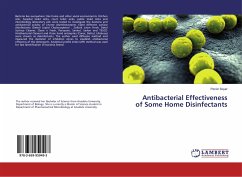 Antibacterial Effectiveness of Some Home Disinfectants