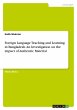 Foreign Language Teaching and Learning... - Bild 1