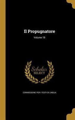 Il Propugnatore; Volume 19