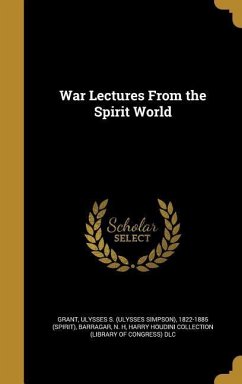 Cover War Lectures From the Spirit World