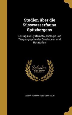 Studien über die Süsswasserfauna Spitzbergens