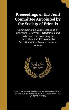 Cover Proceedings of the Joint Committee Appointed by the Society of Friends