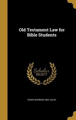 Cover OT LAW FOR BIBLE STUDENTS