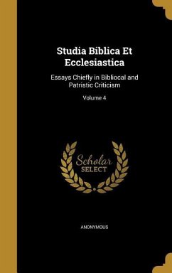 Studia Biblica Et Ecclesiastica