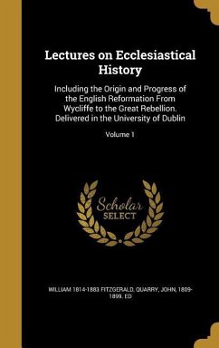 Lectures on Ecclesiastical History