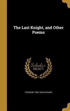Cover LAST KNIGHT & OTHER POEMS