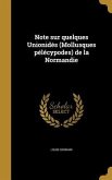 Note sur quelques Unionidés (Mollusques pélécypodes) de la Normandie