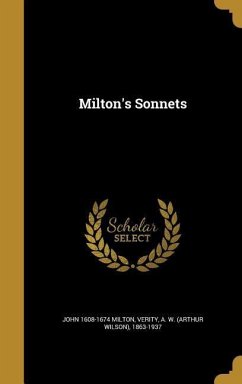 MILTONS SONNETS - Milton, John 1608-1674