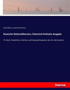 Deutsche Nationalliteratur, historisch-kritische Ausgabe