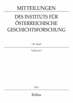 MIÖG 124. Band, Teilband 2 (2016) (Mitteilungen des Instituts für Österreichische Geschichtsforschung)