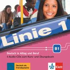 Linie 1 - 4 Audio-CDs zum Kurs- und Übungsbuch B1 / Linie 1