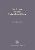 Der Irrtum bei den Urkundendelikten