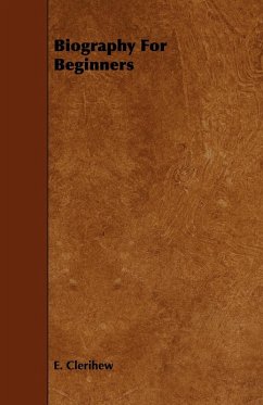 Cover Biography For Beginners (eBook, ePUB)