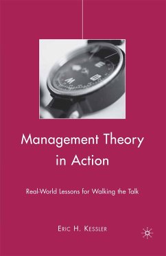 Management Theory in Action (eBook, PDF) - Kessler, Eric H.