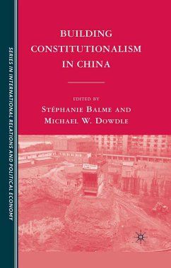 Building Constitutionalism in China (eBook, PDF)