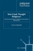 Was Greek Thought Religious? (eBook, PDF)