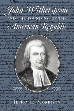 Cover John Witherspoon and the Founding of the American Republic (eBook, ePUB)