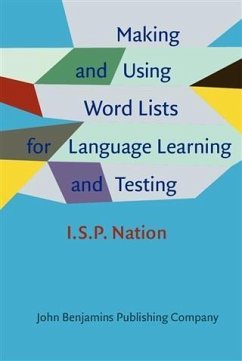 Cover Making and Using Word Lists for Language Learning and Testing (eBook, PDF)