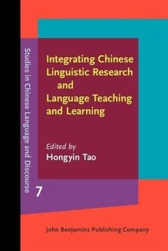 Cover Integrating Chinese Linguistic Research and Language Teaching and Learning (eBook, PDF)