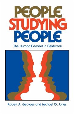 People Studying People (eBook, PDF) - Georges, Robert A.; Jones, Michael O.