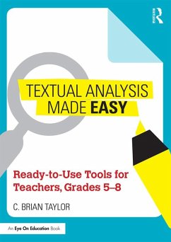 Textual Analysis Made Easy (eBook, PDF) - Taylor, C. Brian