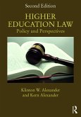 Higher Education Law (eBook, PDF)
