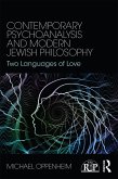 Contemporary Psychoanalysis and Modern Jewish Philosophy (eBook, ePUB)